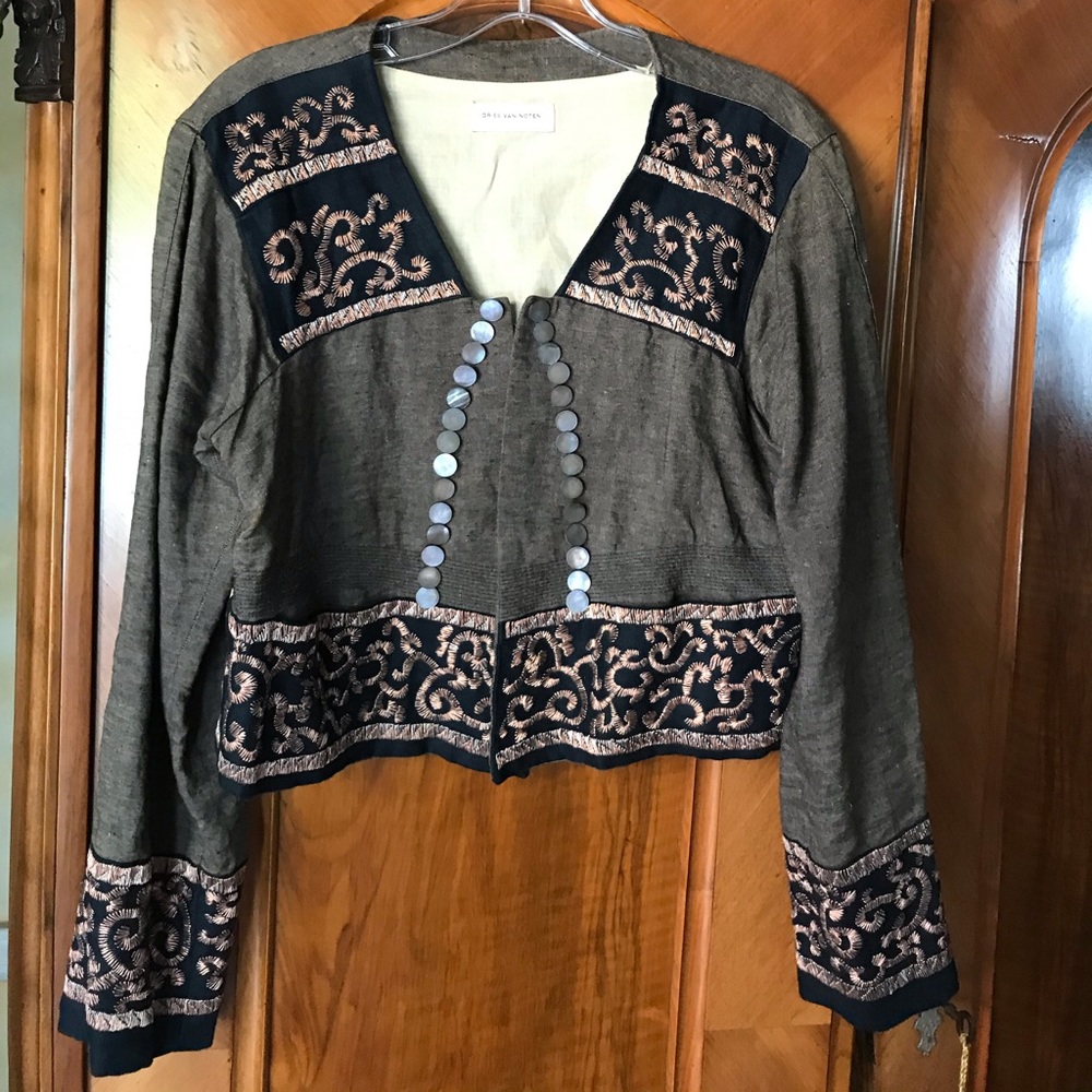 Dries Van Noten Boho open jacket